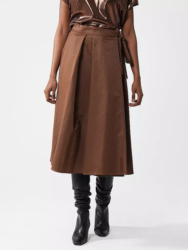 WEEKEND MAX MARA Wickelrock TEMA braun