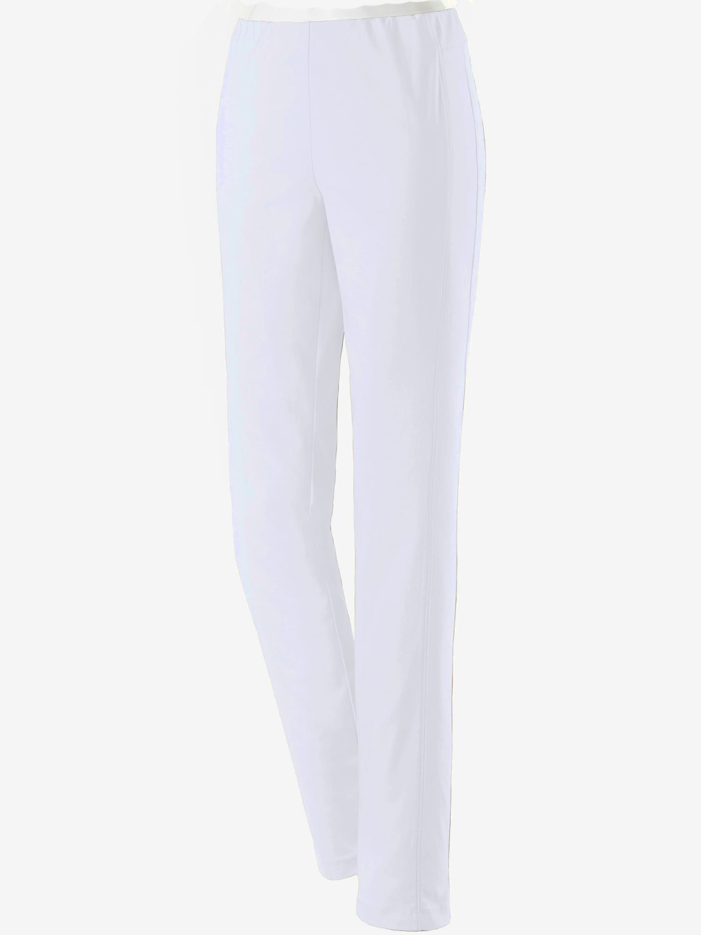 Pantalon classique uni avec ceinture élastique