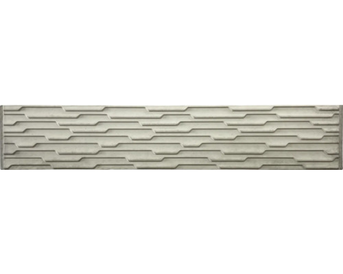 Betonnen schuttingpaneel standaard Murano 200 x 38,5 x 3,5 cm grijs