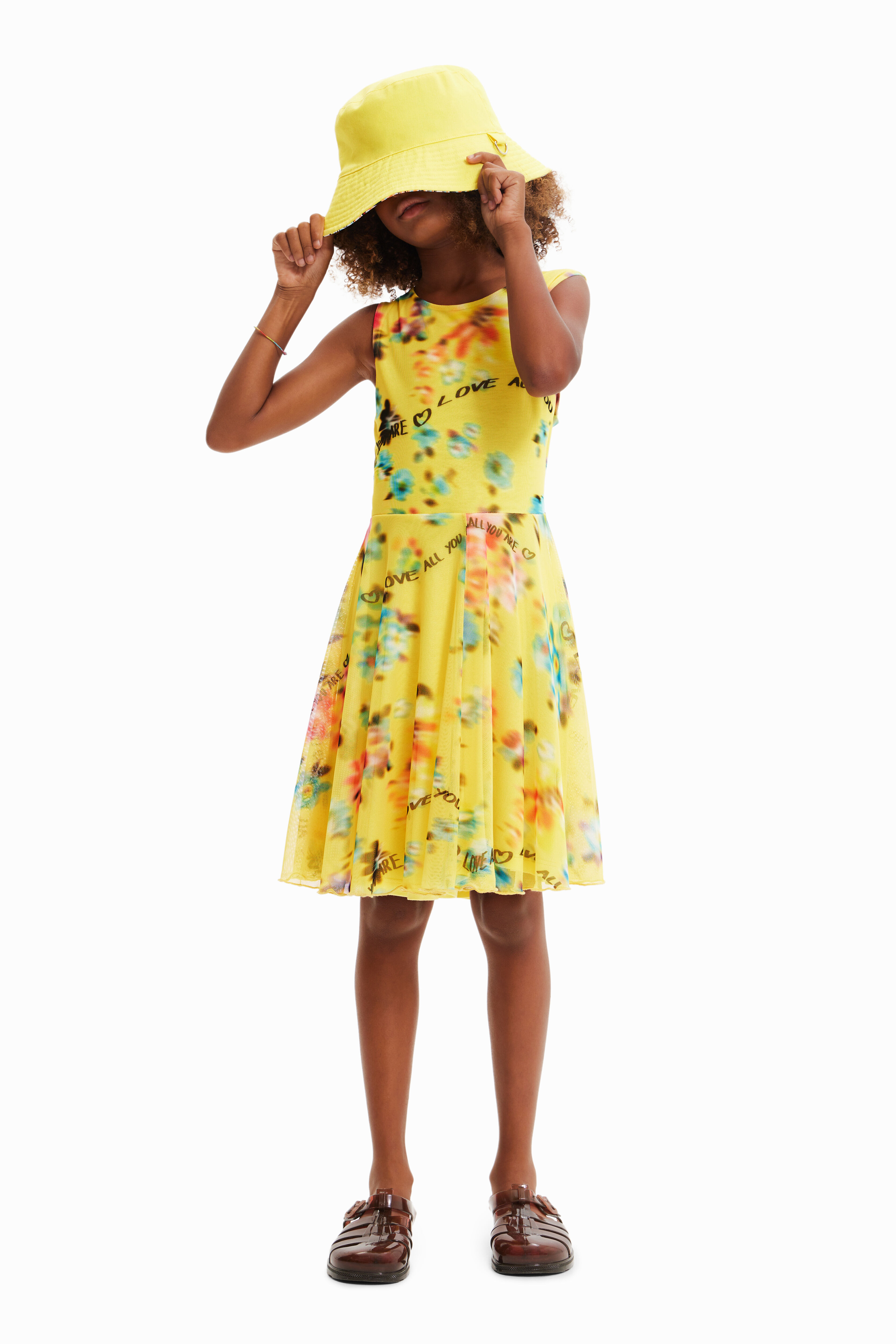 Robe sans manches floue