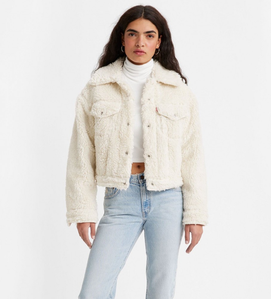 Jaqueta Levi's Baby Bubble, off-white
