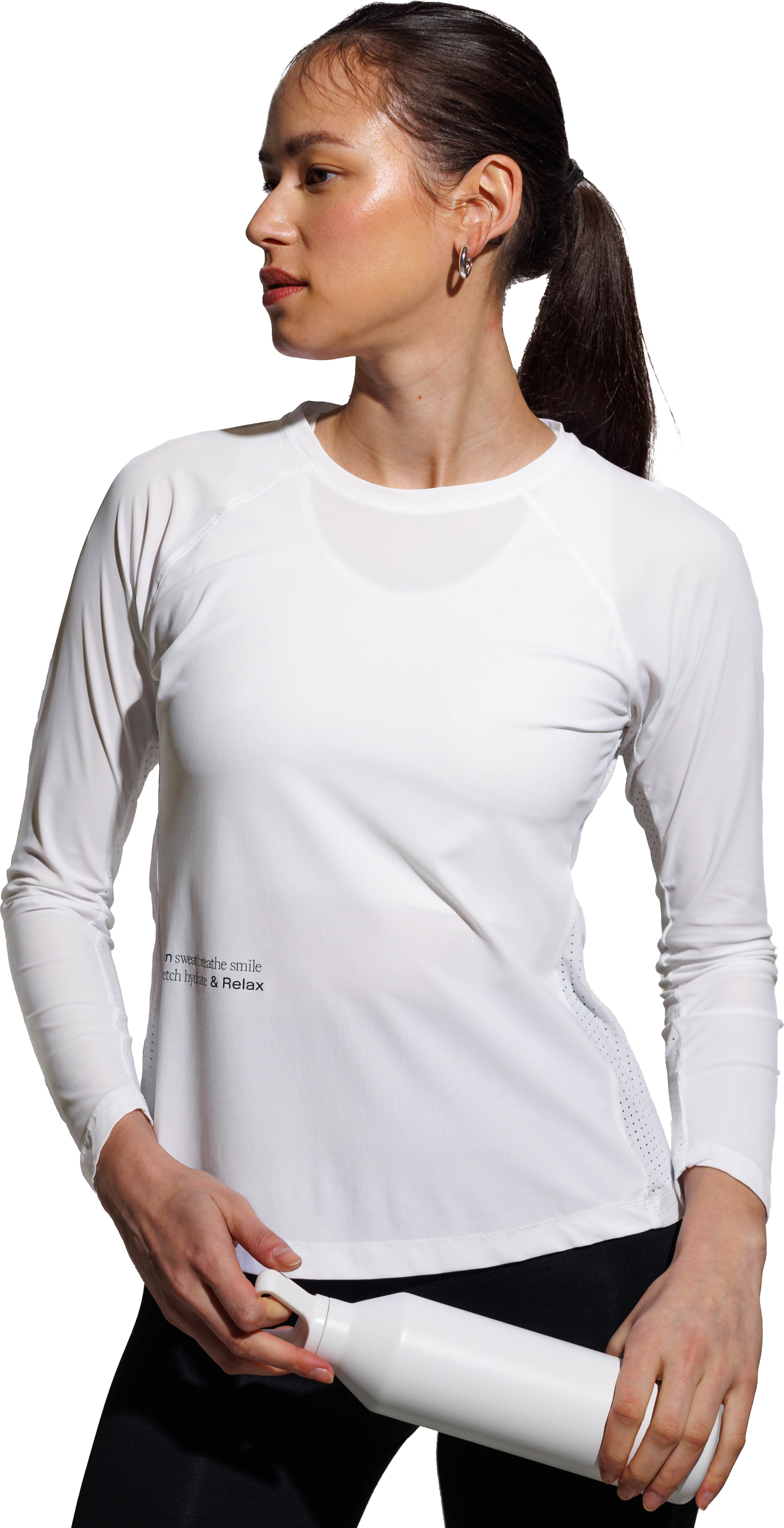 Airflow Longsleeve Dame 103/Pure White