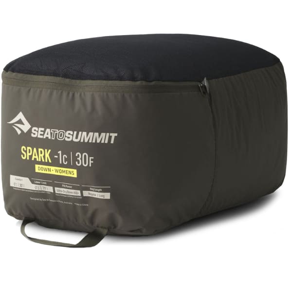 Sac de couchage SEA TO SUMMIT SPARK W -1C/30F DOWN SLEEPING BAG REGULAR BLACK/YELLOW