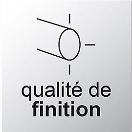 Radiateur sèche-serviettes eau chaude Acova Alpaga blanc symétrique 625W