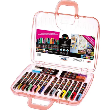 Posca Malkoffer Klassik mit 20 Marker