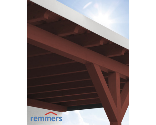 Remmers Deckfarbe Holzfarbe rotbraun 2,5 l