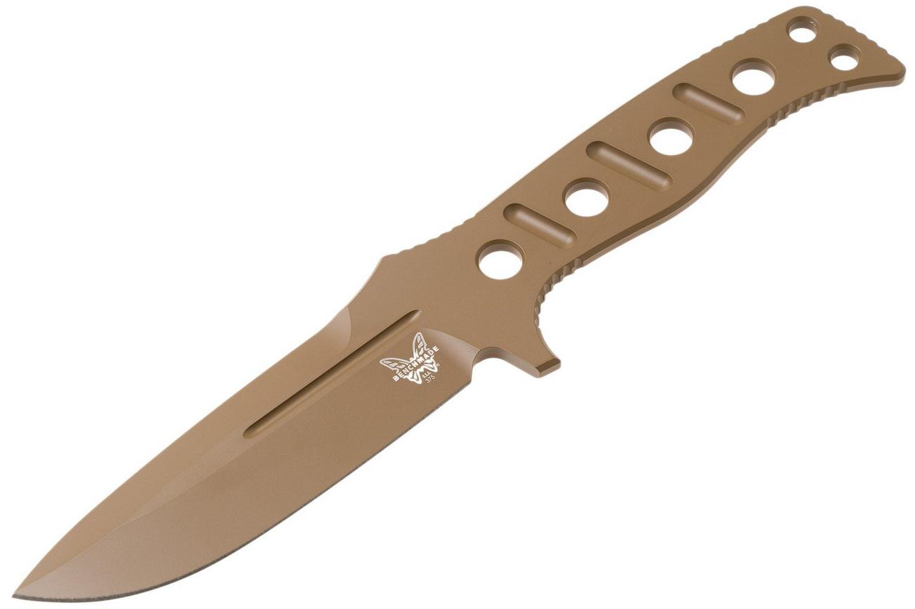 Benchmade 375FE-1 Flat Earth, Sibert Adamas vaststaand mes, Shane Sibert design
