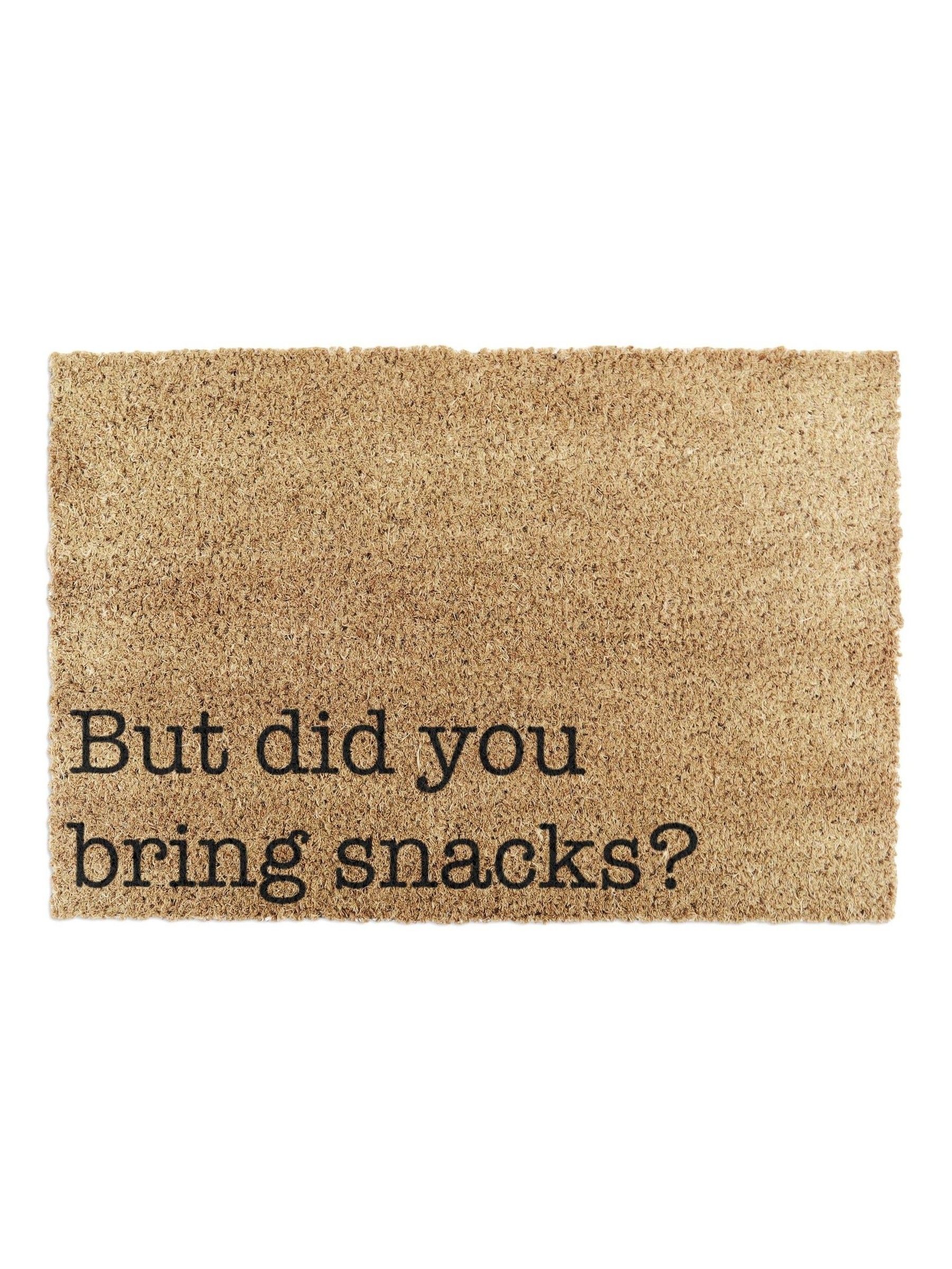 Artsy Mats But Did You Brings Snacks deurmat