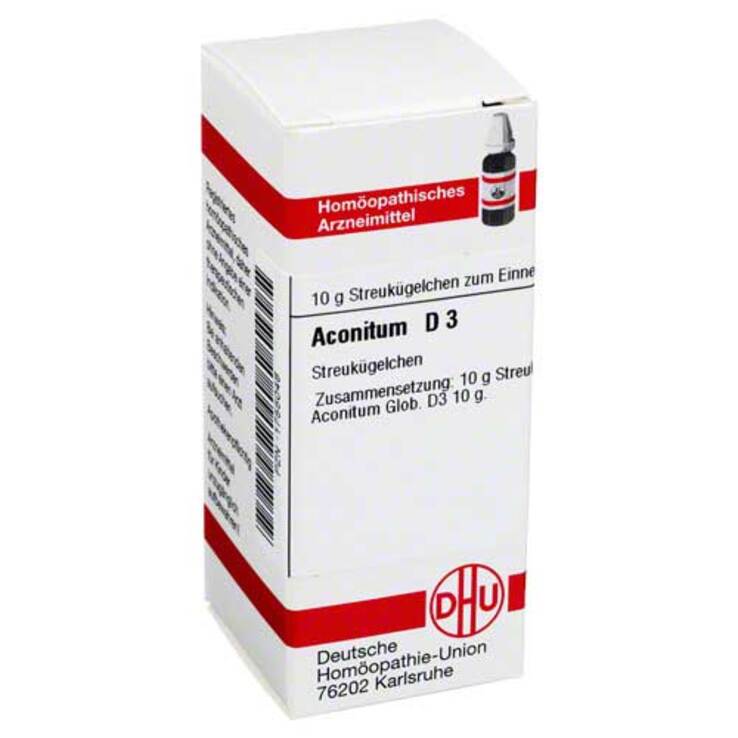 DHU Aconitum D 3 Globuli, 10 g