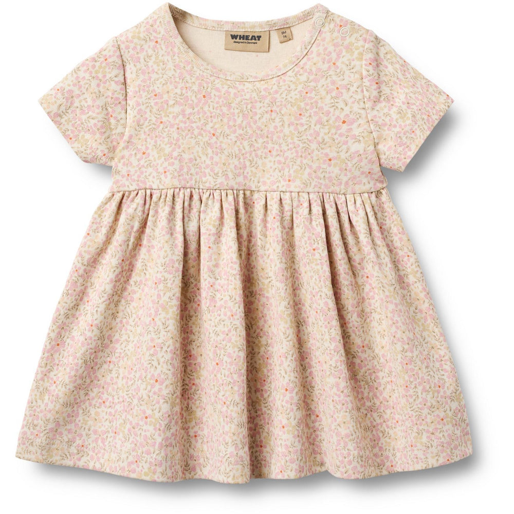 Køb Wheat Coral Flowers Jersey Kjole S/S Nova