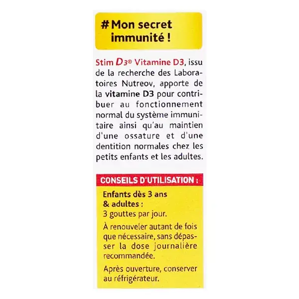 Nutreov Physcience Stim D3 Vitamina D3 20ml