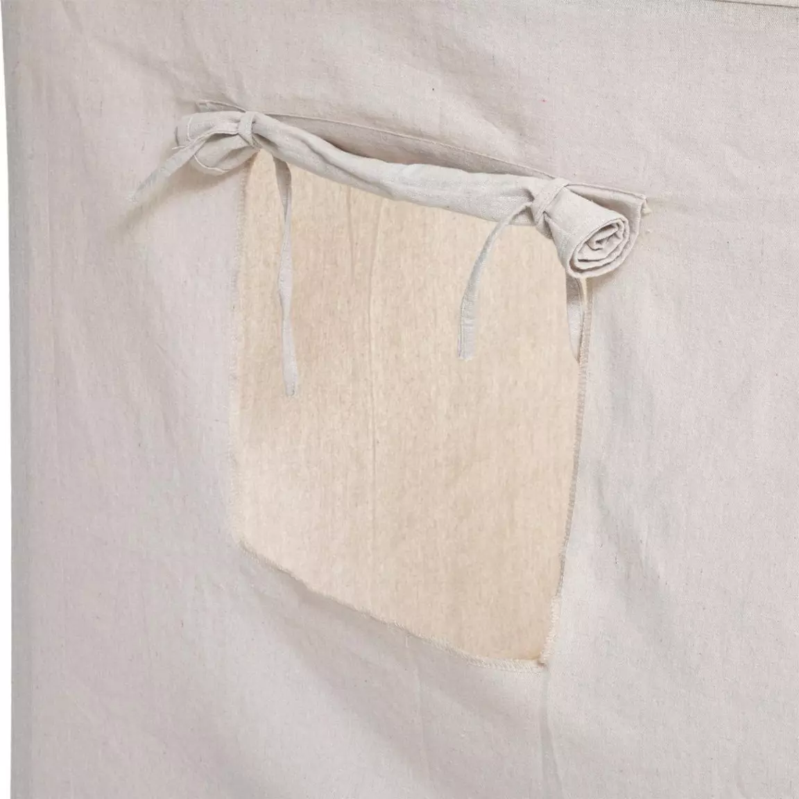 Maison enfant bois et tissu (H116 cm) Safari Beige