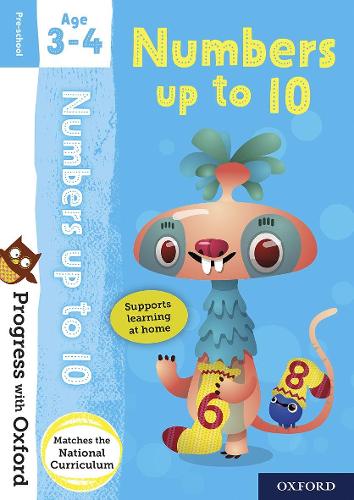 Progress with Oxford: Progress with Oxford: Numbers Age 3-4 - Prepare for School with Essential Maths Skills - Progress with Oxford (Multiple items)