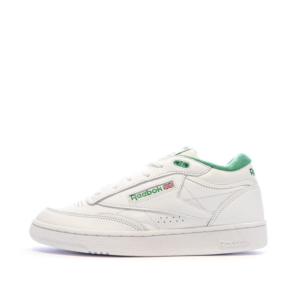 Reebok Baskets Blanches/Vertes Homme Reebok Club