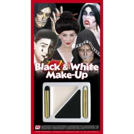 Widmann Make-up Set schwarz/weiß