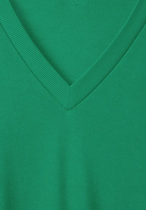 Strick Maxikleid - fresh spring green