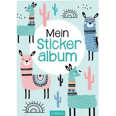 ars Edition Mein Stickeralbum Lamas