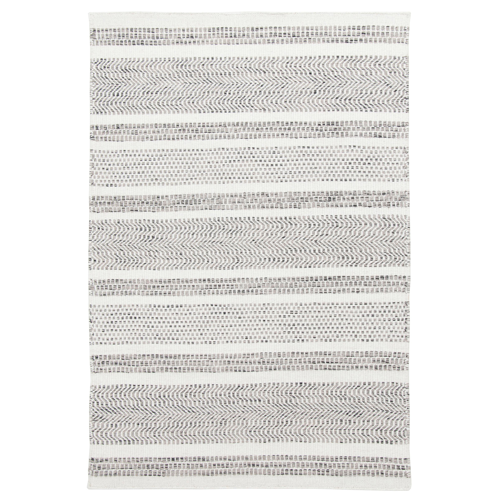 Teppich - natural grey - handgewebt - 55x80 cm