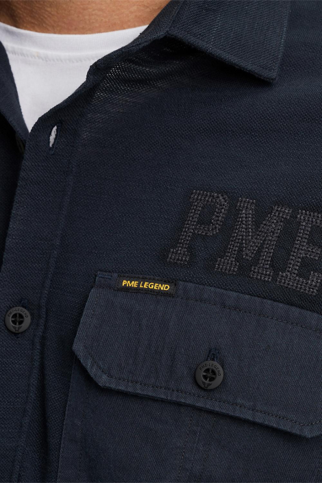 PME legend blauwe heren overhemd