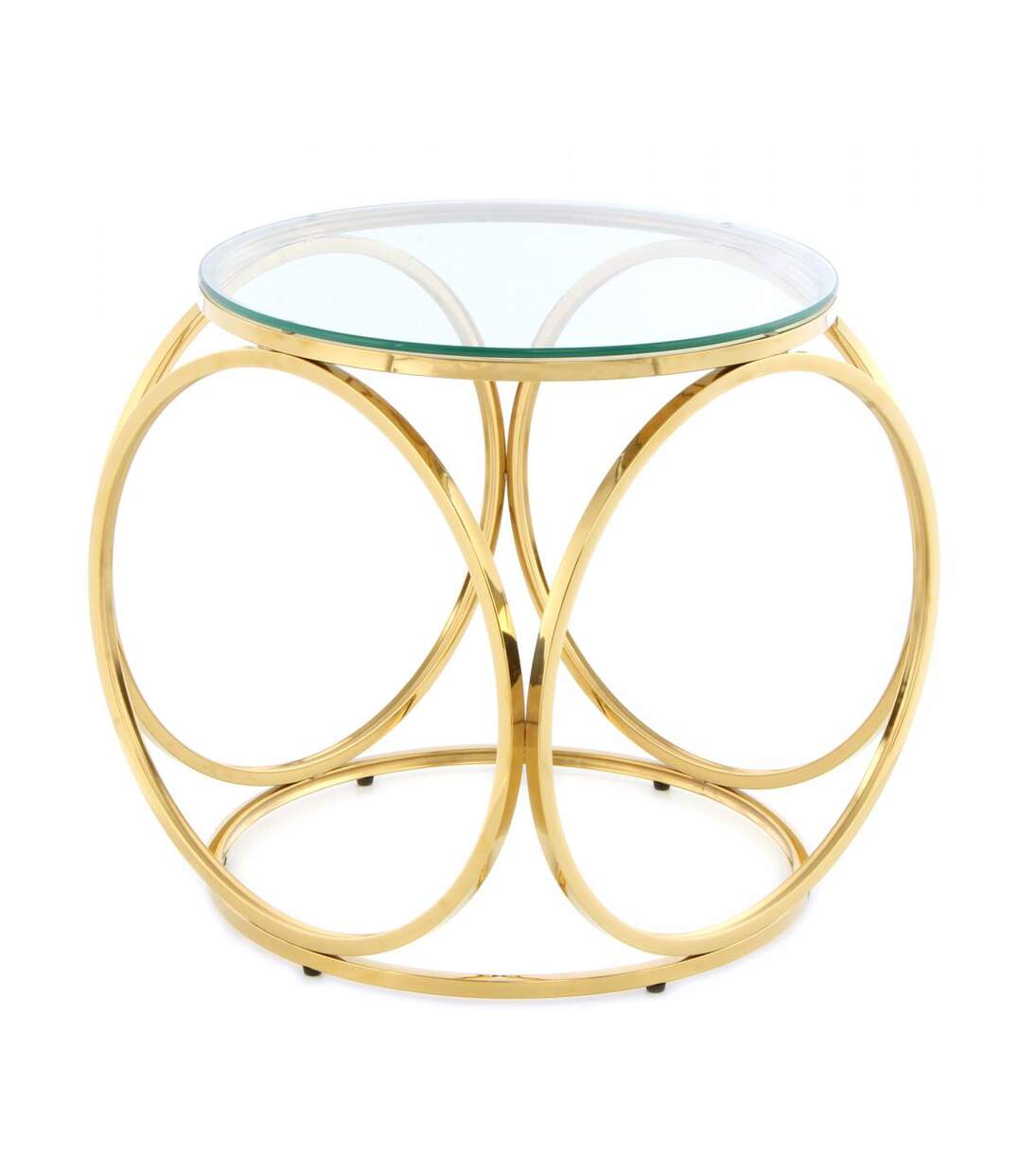 Table basse ERU en acier inoxydable fait main