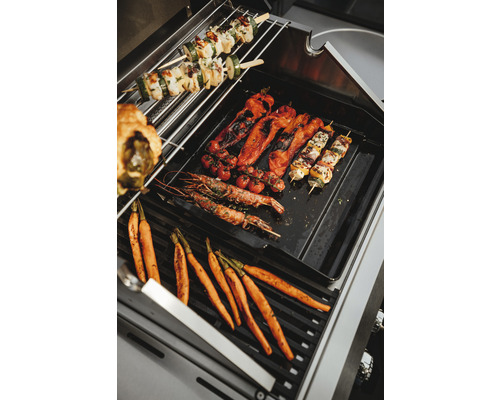 Grillplaat Plancha Enders 45 x 36 x 8 cm gietijzer zwart