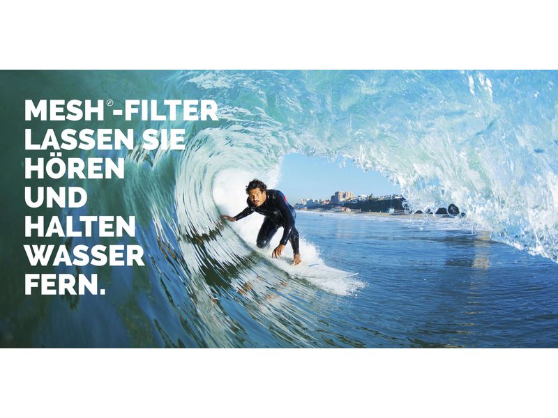 CRESCENDO Ohrstöpsel Gehörschutz Schwimmen und Surfen 1 Paa Ohrstöpsel zum Schwimmen und Surfen