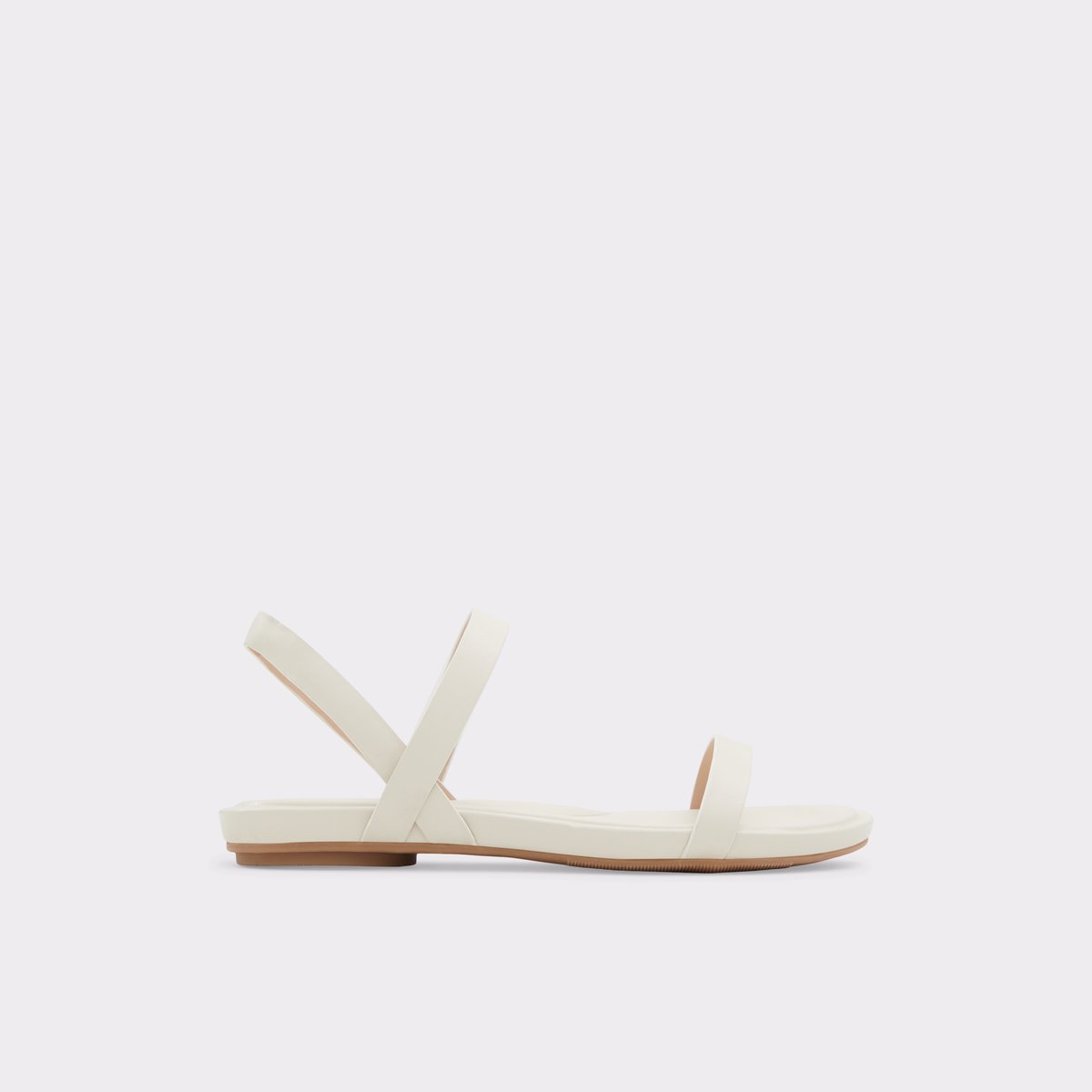 Pomawin White-Bone Women Flat Sandals