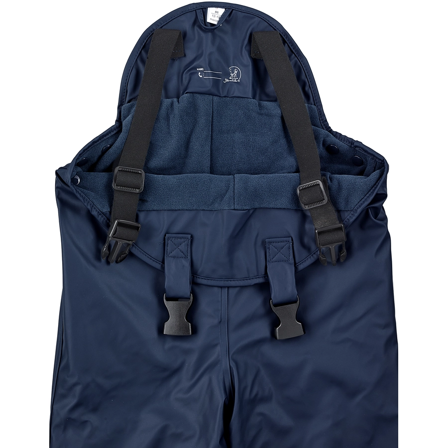 Sterntaler Regenträgerhose gefüttert marine