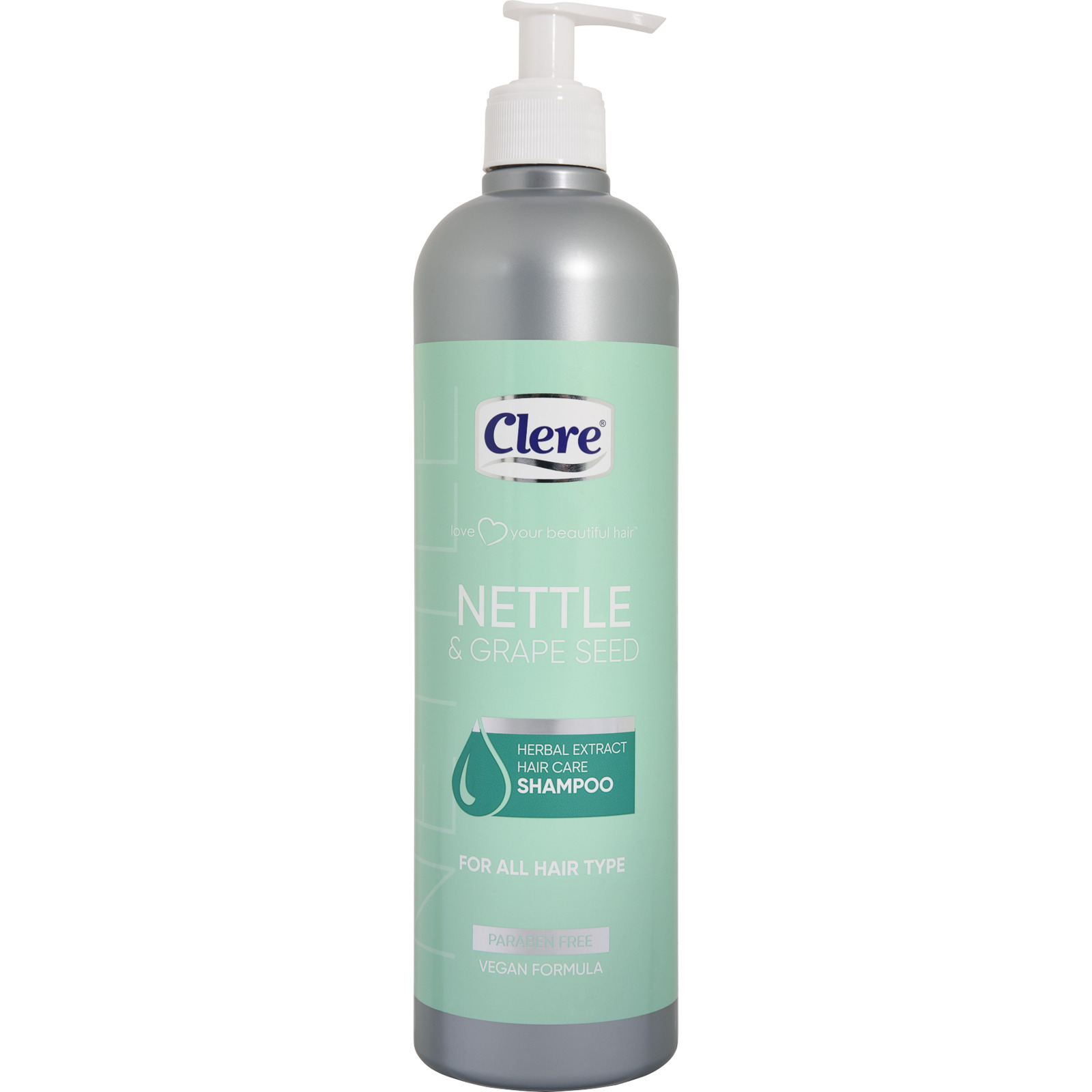 Clere Shampoo Nettle & Grape Seed 700 ml
