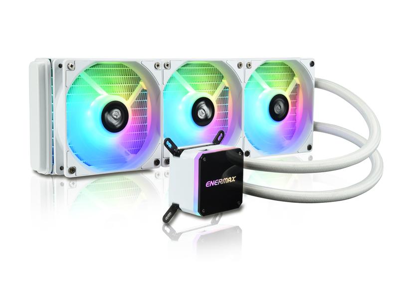 Enermax Wasserkühlung LIQMAX III RGB 360 Weiss All-in-One CPU-Wasserkühler mit RGB-Beleuchtung