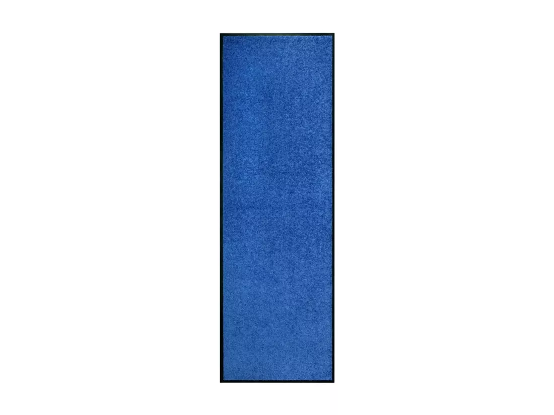 Paillasson lavable Bleu 60x180 cm