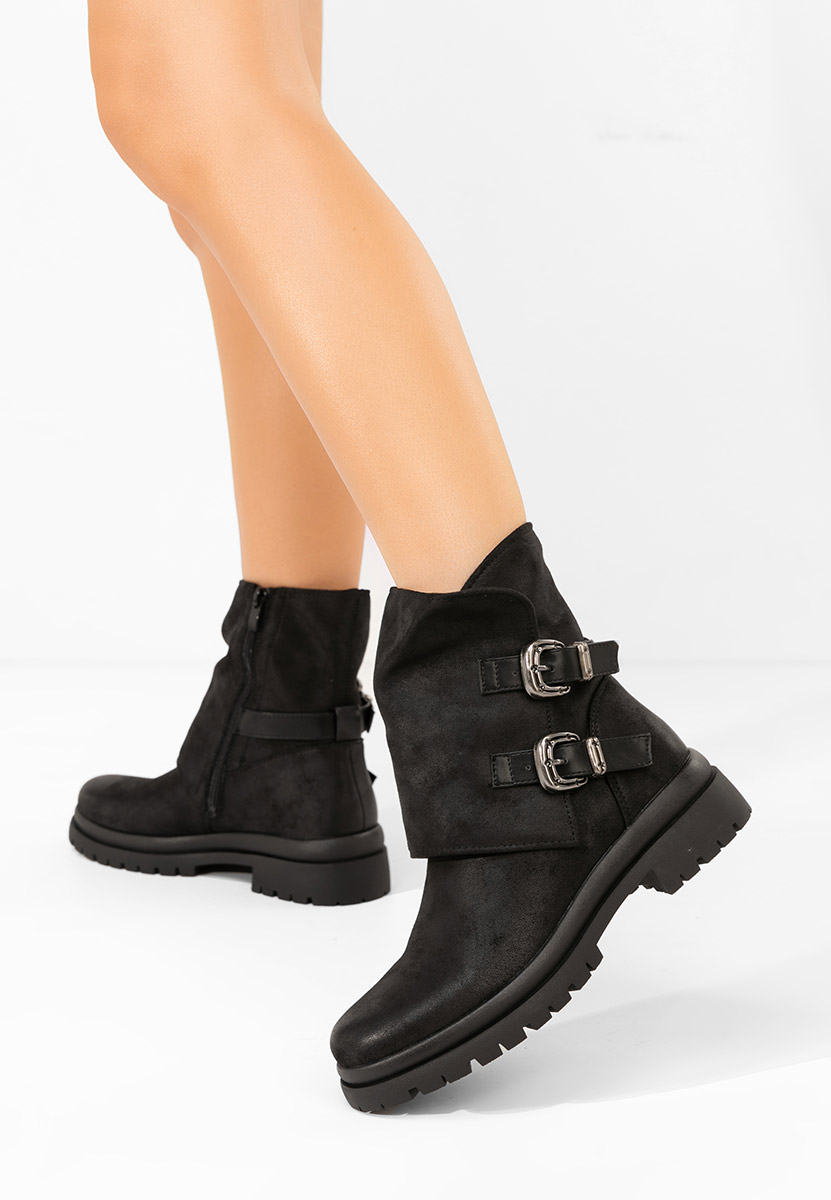 Bottines hautes femme noires Alenoa