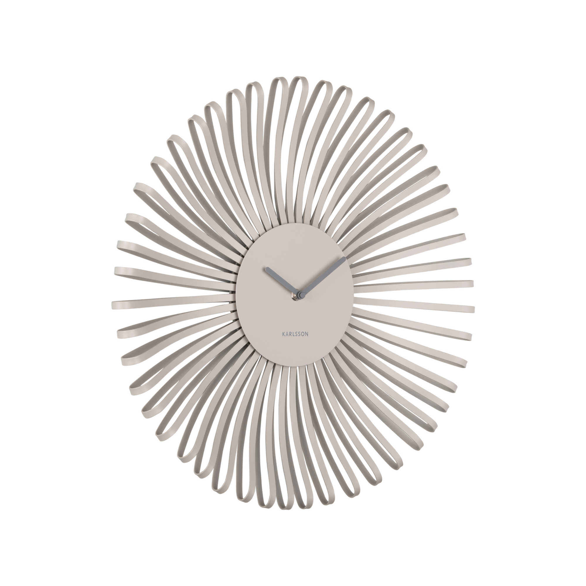 Wandklok Polo Warmgrijs