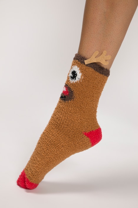 Socken, Elch, Kuschelsocken