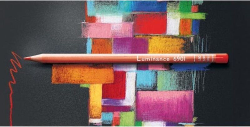 Caran d'Ache - Luminance 6901 - Kleurpotloden - 12 Kleuren - Zacht