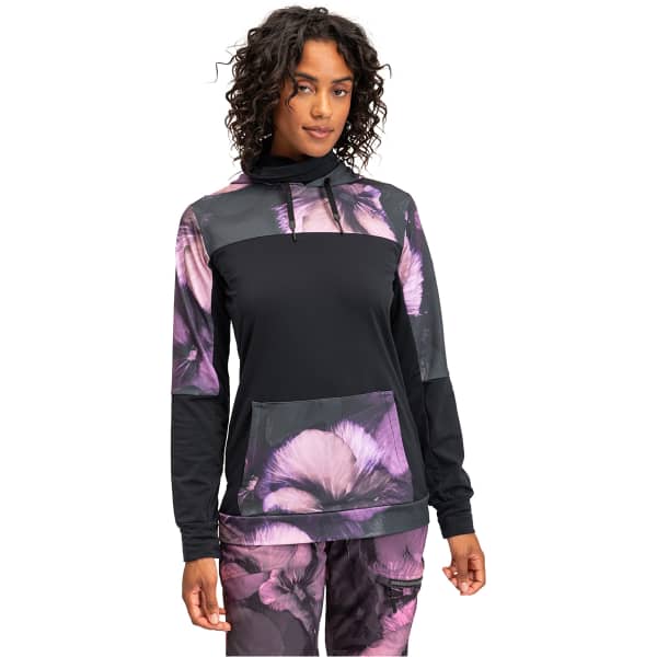 Sweatshirt ROXY WINTER VALLEY OTLR TRUE BLACK PANSY PANSY