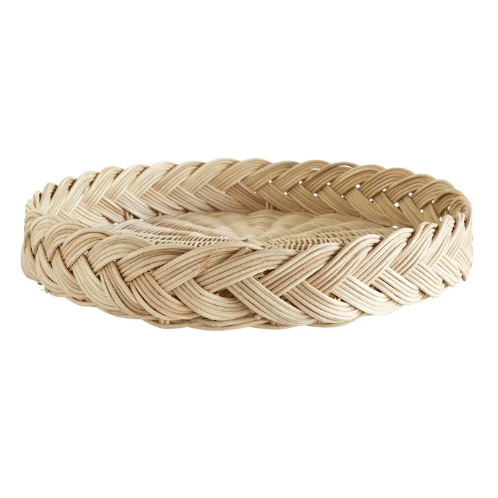 OYOY - Maru Tablett, Ø 47 cm, Rattan natur