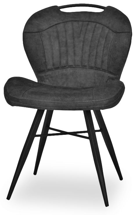 Eetkamerstoel Anthracite Daphna B55 x D63 x H86 cm