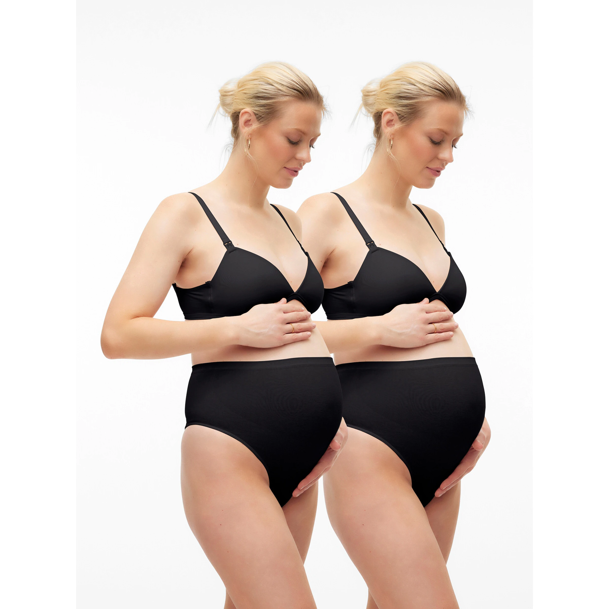 MAMALICIOUS® 2er-Pack Umstands-Strings Heal schwarz