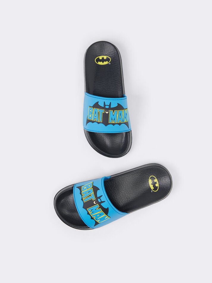 Sandália de banho Batman - DC - Preta