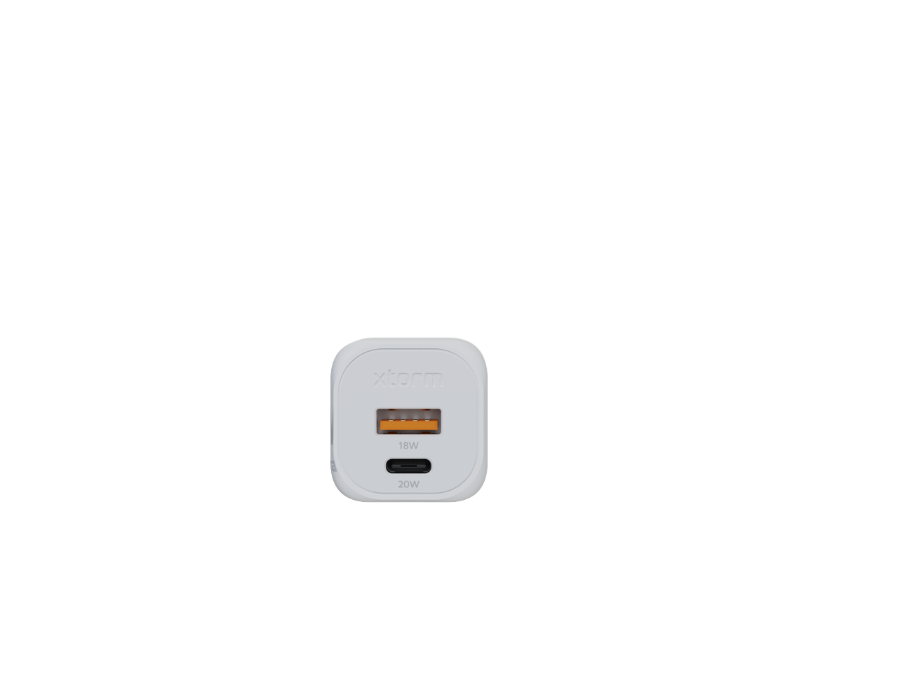 Xtorm - 20W GaN2 Ultra hjemmeoplader USB-C PD/USB-A Hvid ​