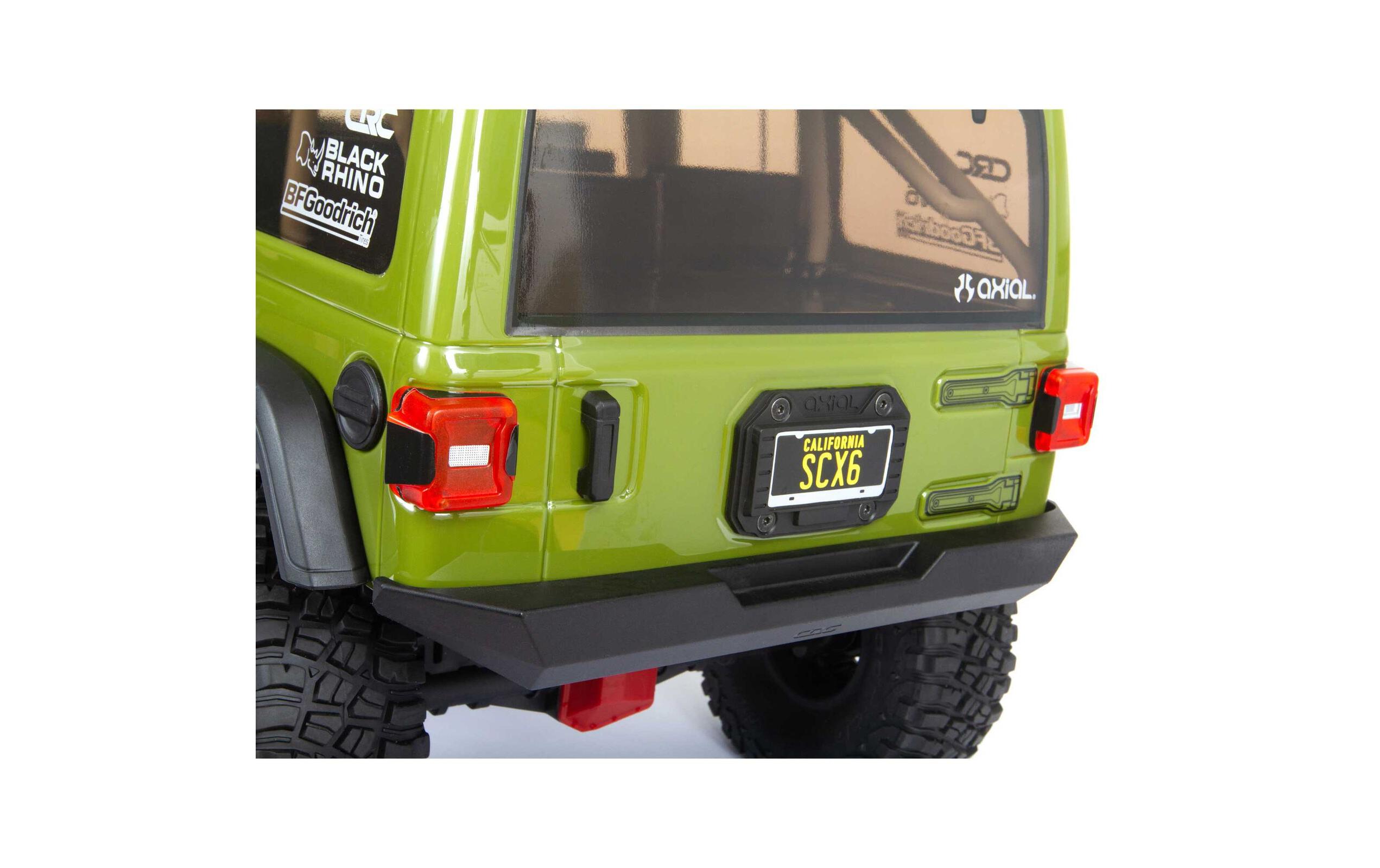Scale Crawler SCX6 Jeep Wrangler Rubicon JLU, Grün 1:6, ARTR<br>Grosser Rock Crawler mit leistungsstarken Spektrum Komponenten