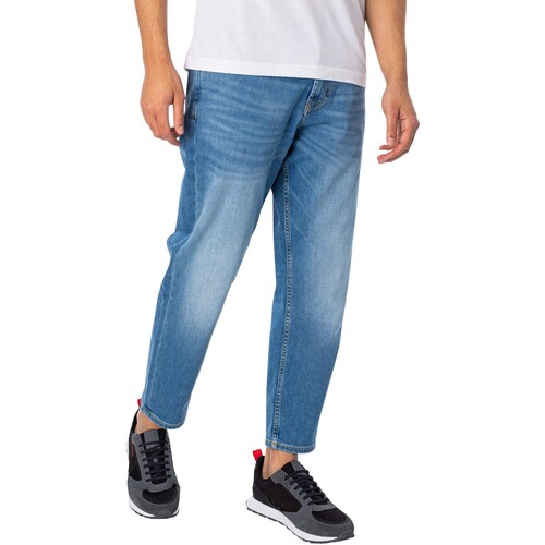 BOSS - Vaqueros Holgados De Corte Cónico 340 Azul