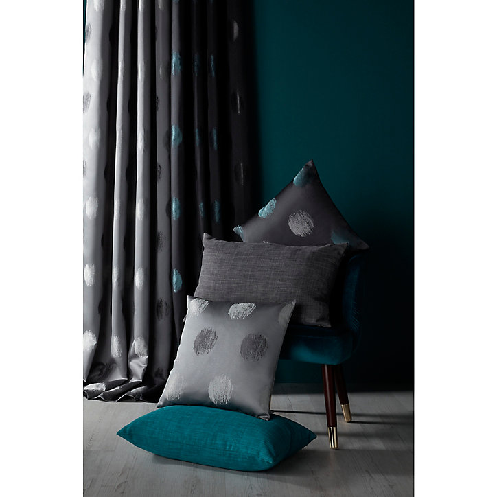 Coussin GoodHome Kolla gris 45 x 45 cm
