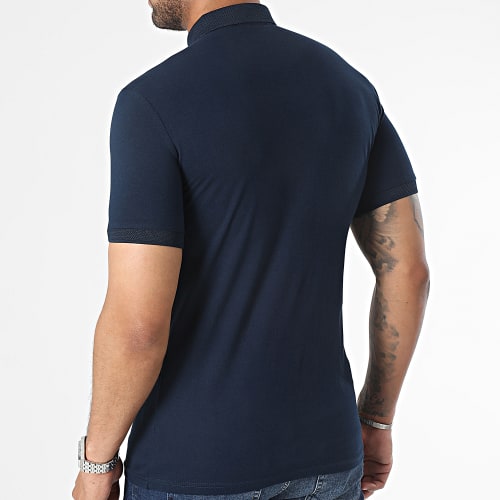 Polo Manches Courtes Bleu Marine