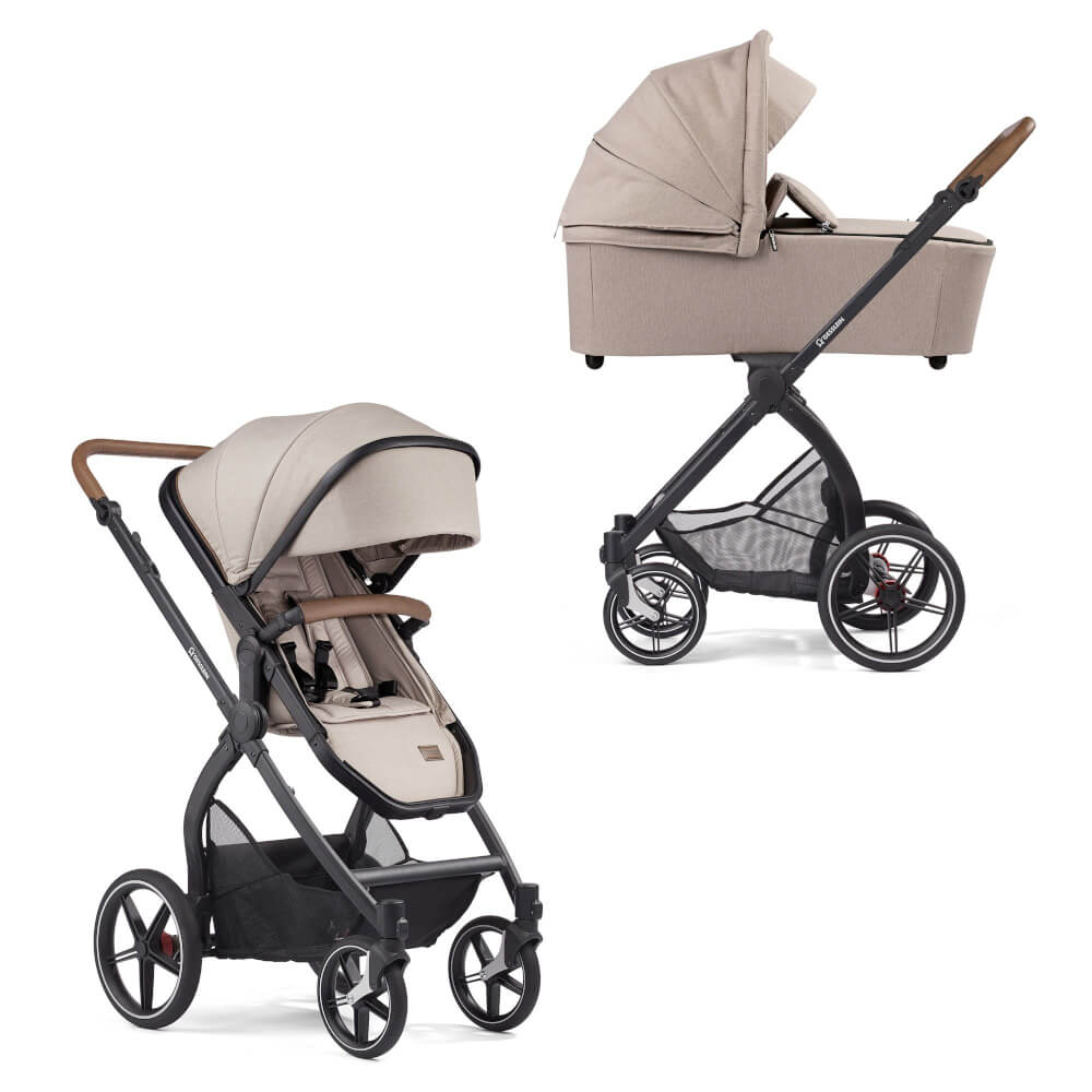 Kombi-Kinderwagen FX4 Soft  Life schwarz/tabak inkl. Babywanne 987987
