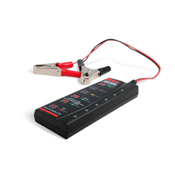 BS Battery - Testeur de batterie et d'alternateur BT02 Noir / Rouge