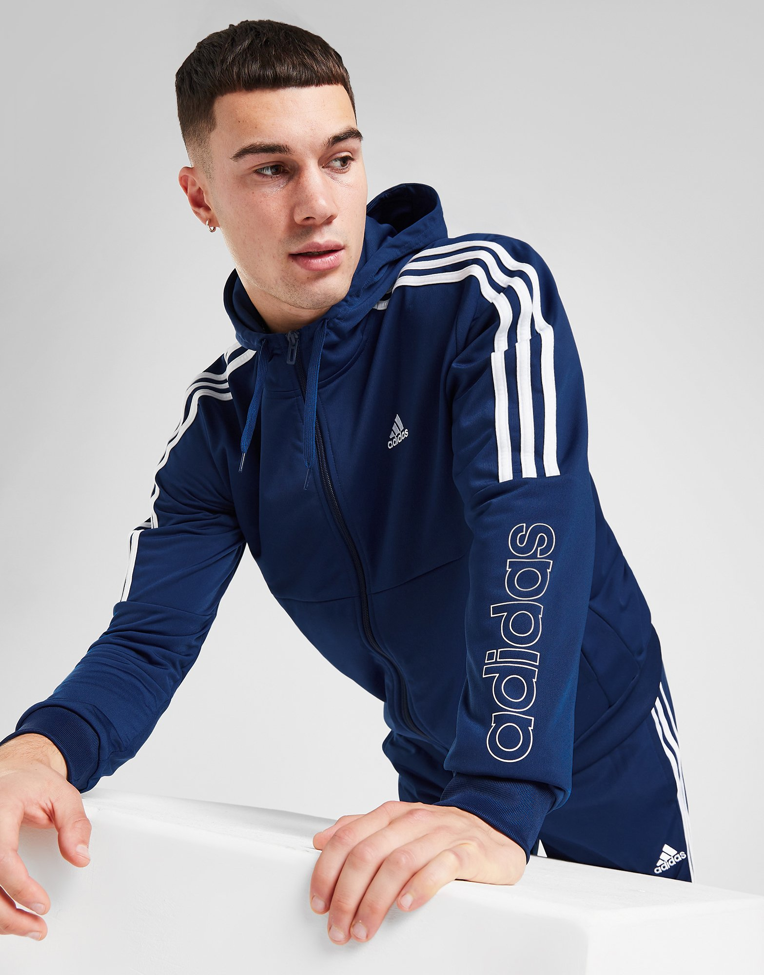 adidas Sweat à Capuche Poly Homme