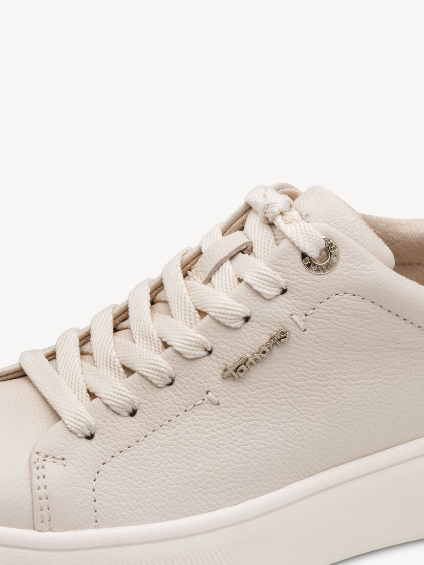 Leren Sneaker - beige