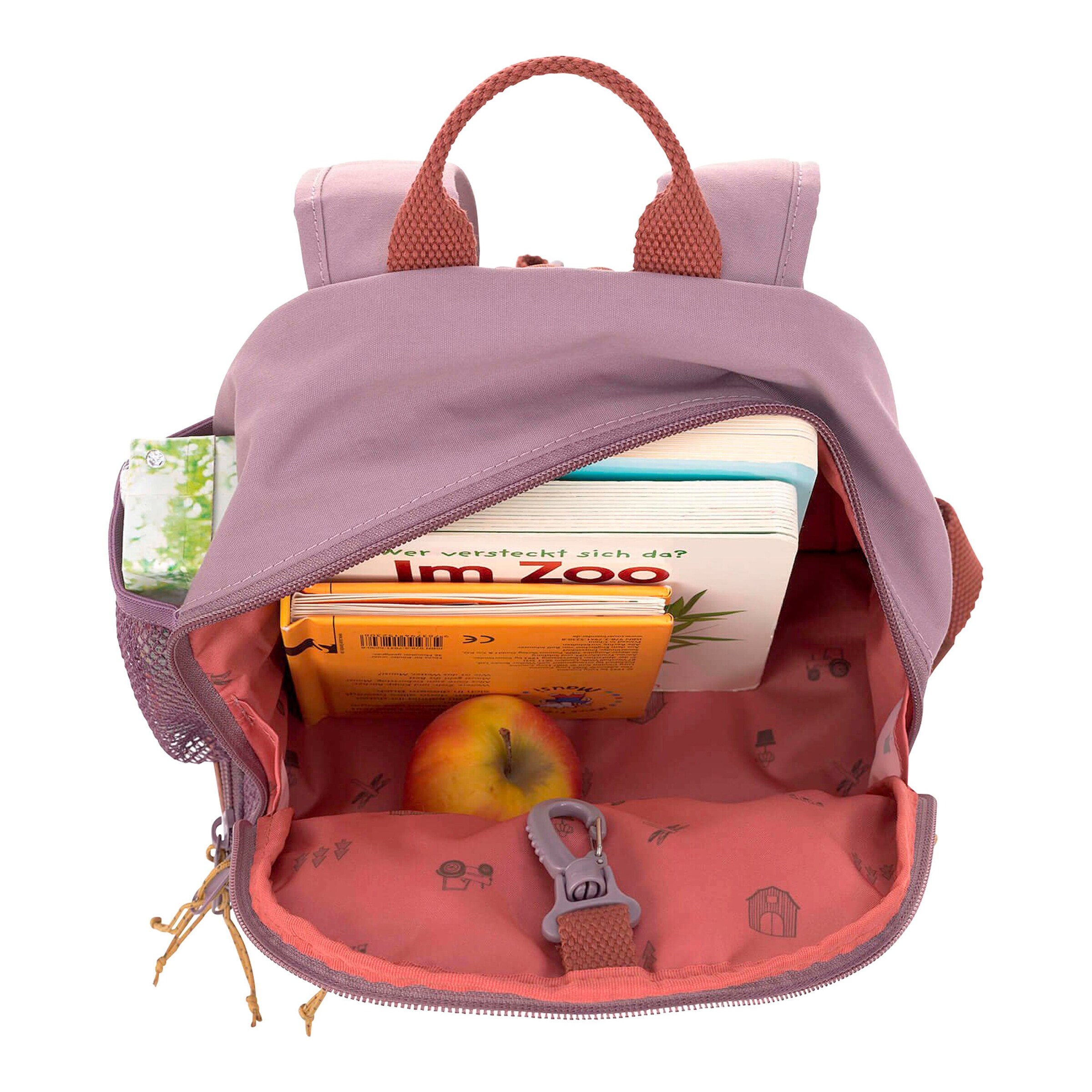 Lässig Kindergartenrucksack Mini Backpack Adventure Libelle light purple